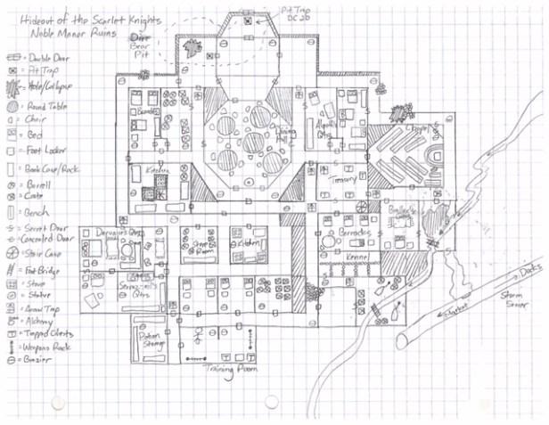 Noble Manor Ruins Map