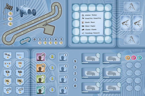 Kraftwagen Game Board