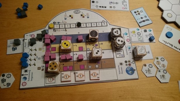 Solarius Mission Player Board