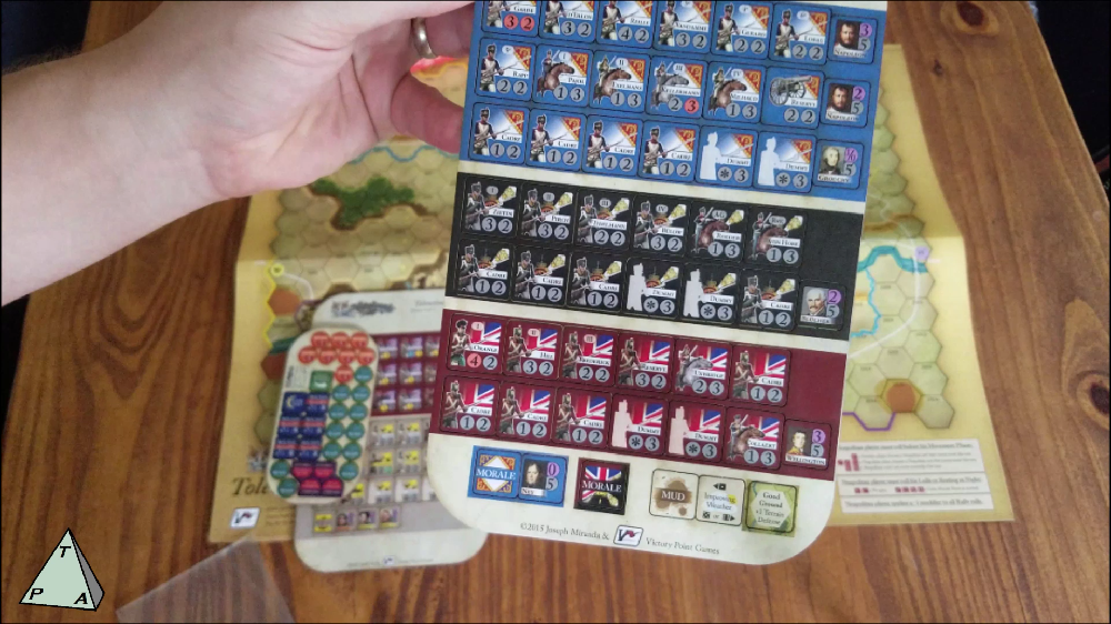 Unboxing Hundred Days 20 by Victory Point Games – The Players' Aid
