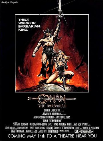 Conan the Barbarian Movie Poster Large