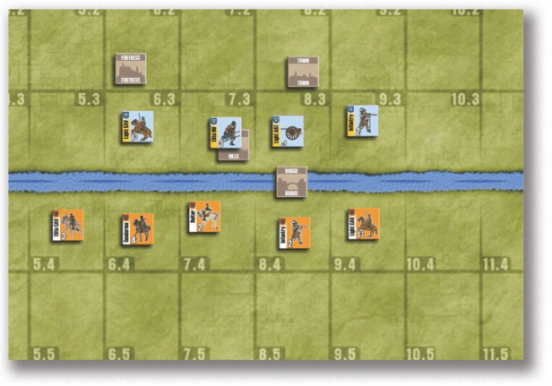 Holy Roman Empire Battle Map with Units