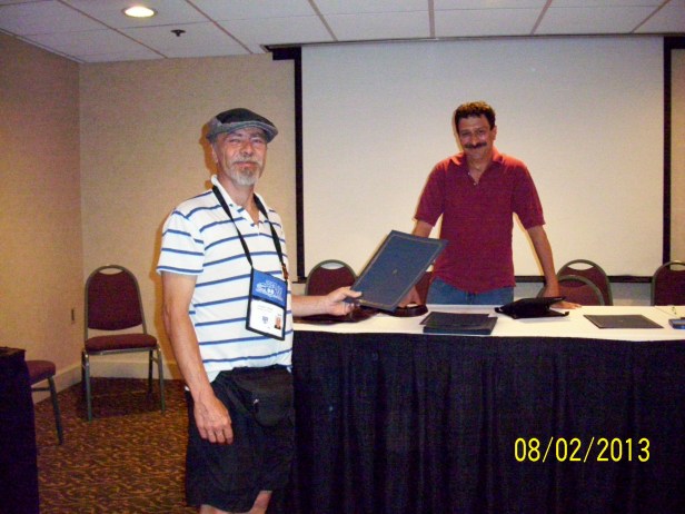 Lembit accepting CSR Award