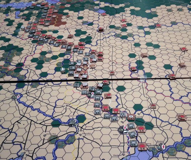 Thunder in the East Game Board