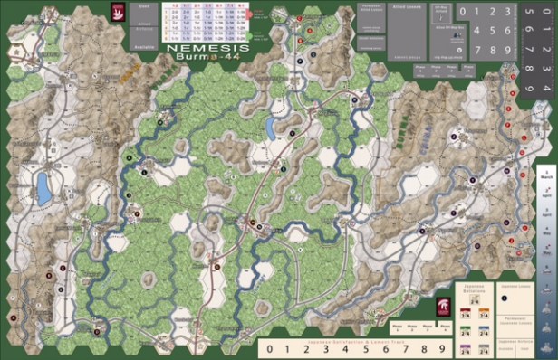 Nemesis Burma 1944 Map