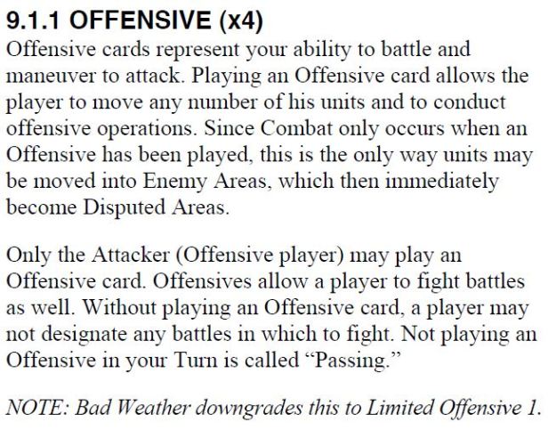 Offensive Card At All Costs!