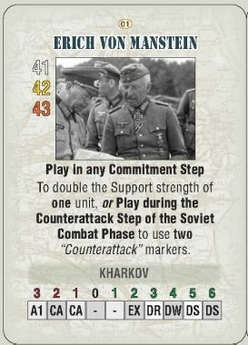 Absolute War Card Erich von Manstein