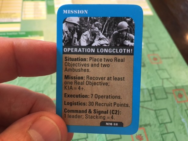 Operation Longcloth! Setup Card