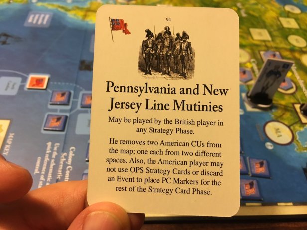 Washington's War Card Events