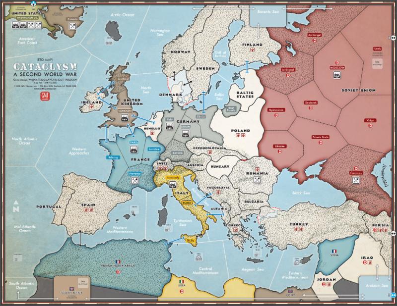 Cataclysm Europe Map