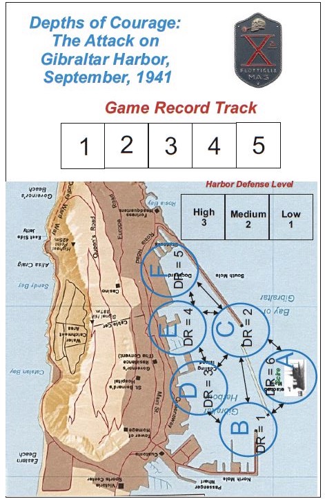 Depths of Courage Gibraltar Map