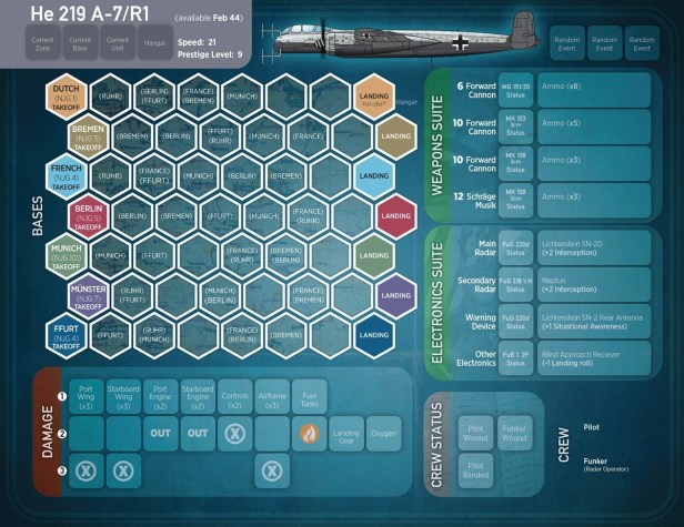 Nightfighter Ace Aircraft Card
