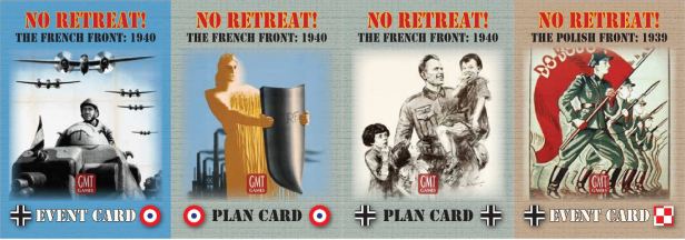 No Retreat 3 Card Backs