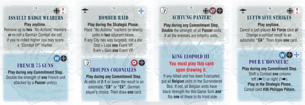No Retreat 3 Event Cards