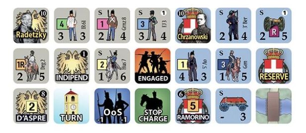 Radetsky's March Counters Units