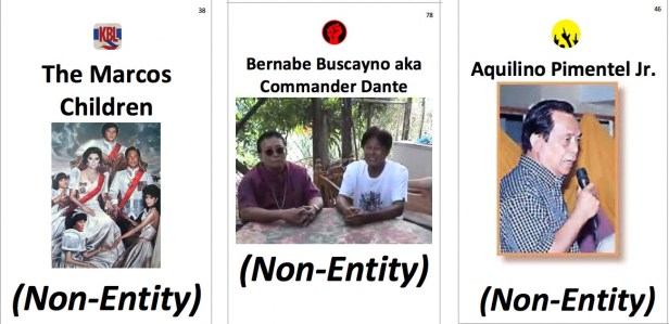 People Power non-entity cards