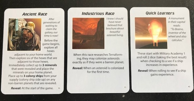 Space Empires 4X Empire Advantage Cards 1