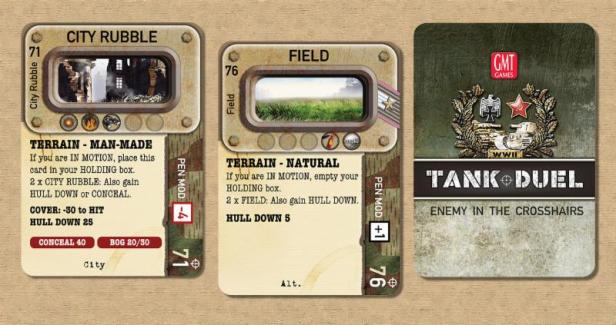 Tank Duel Terrain Cards