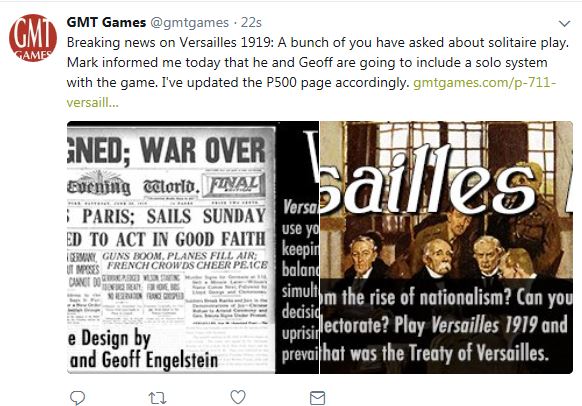 Versailles Solo Tweet