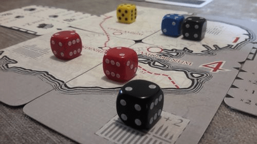 COIN Tribe Revolt Dice on Map