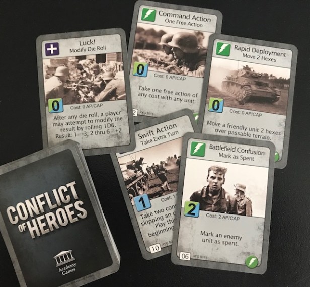 Conflict of Heroes Cards