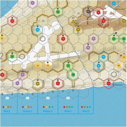 D-Day at Iwo Jima Map