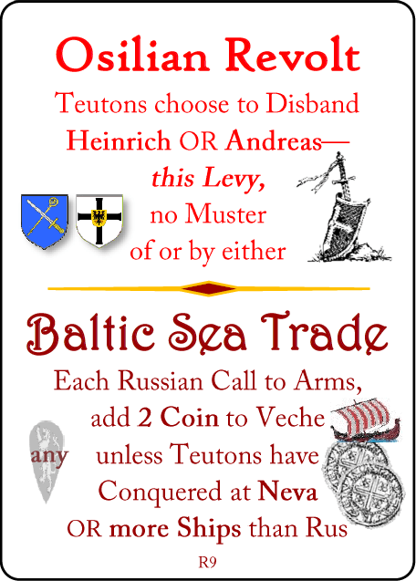 Nevsky Arts of War card sample