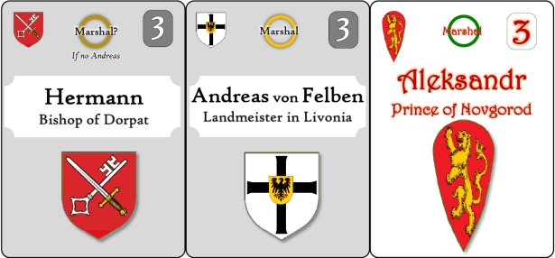 Nevsky Command card samples