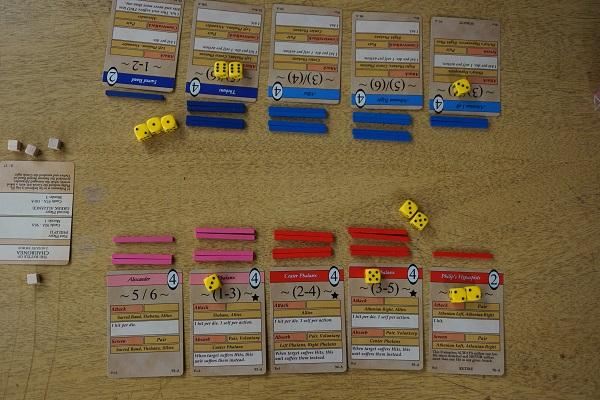 Table Battles Expansion #2 Cards and Dice