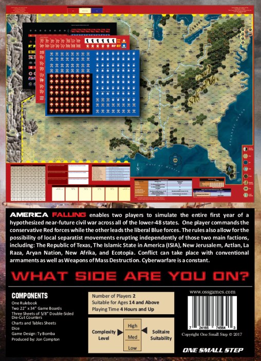 America Falling Map