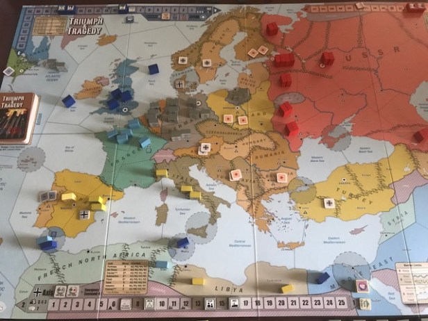 Triumph and Tragedy Map End of 1939