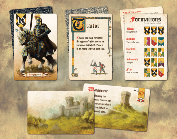Battle Lines Medieval Cards