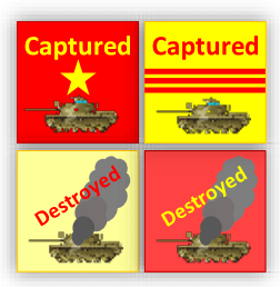 Fall of Saigon Destroyed or Captured Chits