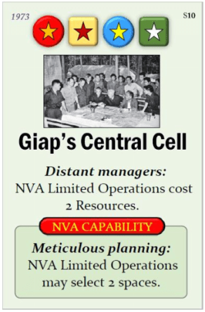 Fall of Saigon Giap's Central Cell Event Card