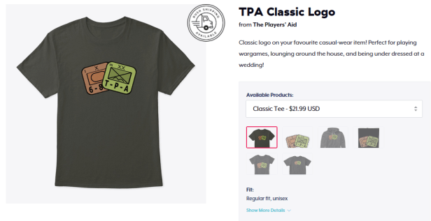 The Players Aid Merchandise