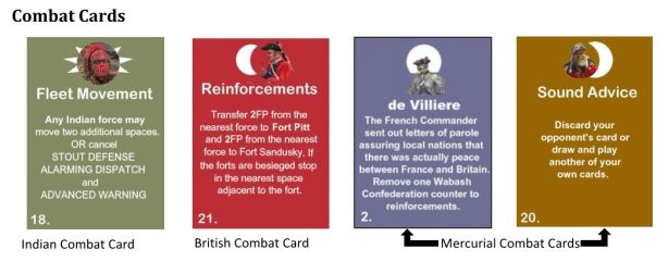 Pontiac's Uprising Combat Cards