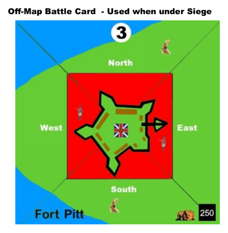 Pontiac's Uprising Off Map Siege Battle Card