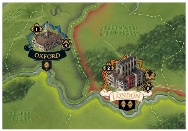 This War Without an Enemy Map Closeup of Cities