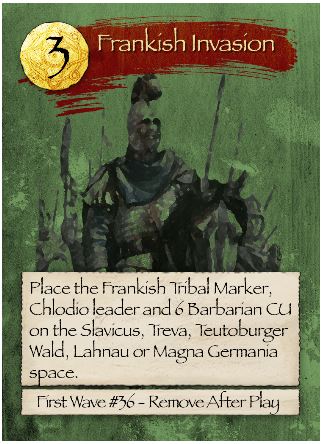 Barbarians at the Gates Frankish Invasion Card