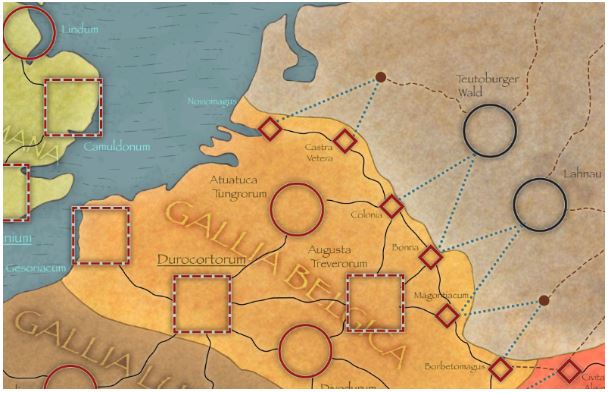 Barbarians at the Gates Map Example