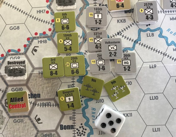 Fortress Europa TAC Combat Example 1