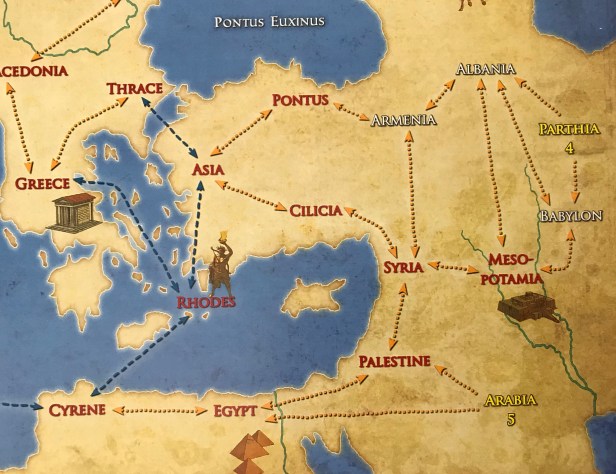 Solitaire Caesar Map Near East