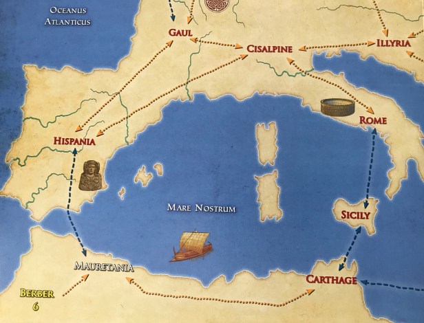 Solitaire Caesar Map West