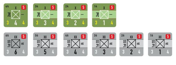 1944 Battle of the Bulge Counters