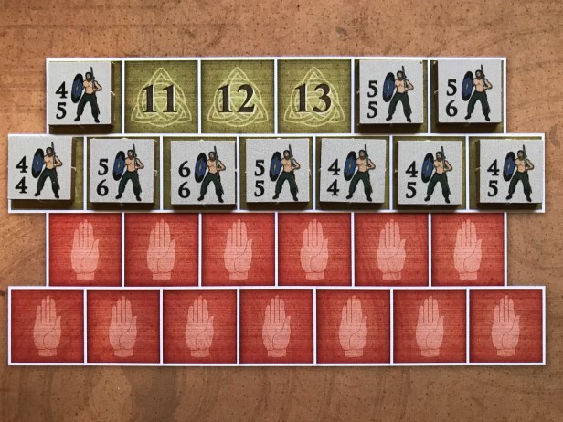 Agricola Battle Setup of Tribal Units Complete