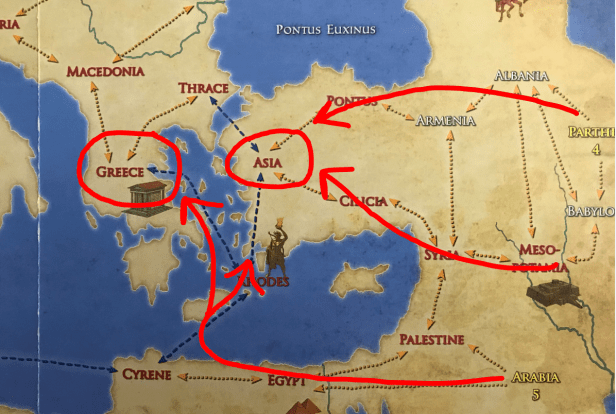 Solitaire Caesar Choke Points East