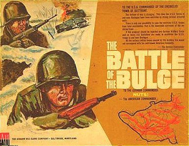 The Battle of the Bulge Avalon Hill 1965 Cover