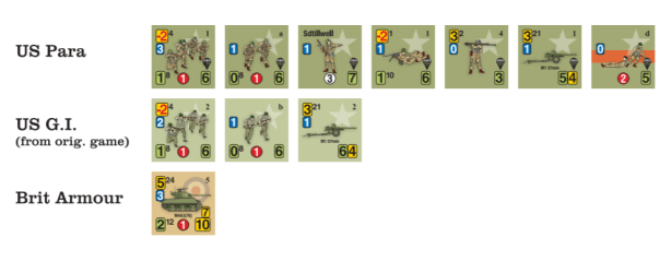 The Last Hundred American Airborne Unit Counters