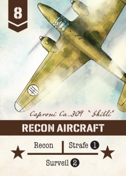 Undaunted North Africa Surveillance Aircraft Card