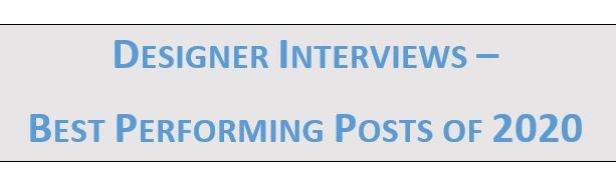 Designer Interviews Best Performing Posts of 2020